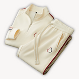 Men’s Tracksuit Set | Half-Zip Sweatshirt and Joggers | Relaxed Fit | Casual Activewear