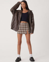 Women’s Leather Jacket | Oversized Fit | Lightweight Layer