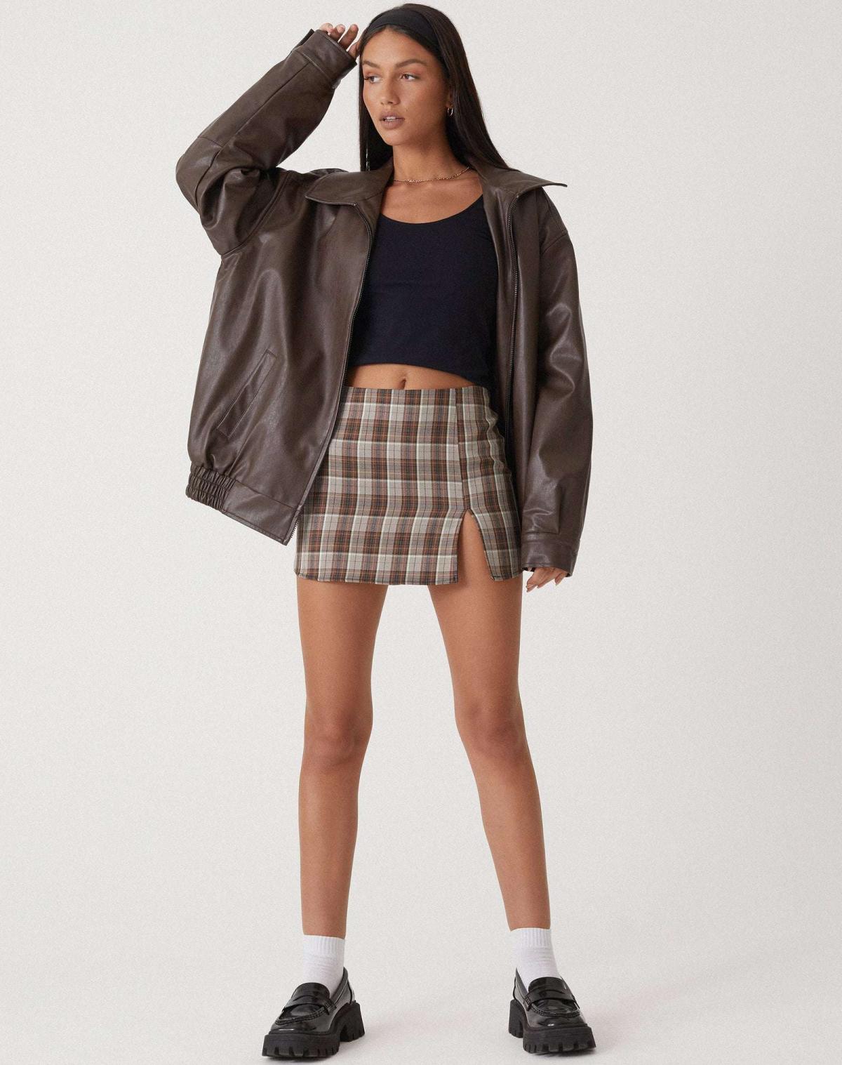 Women’s Leather Jacket | Oversized Fit | Lightweight Layer