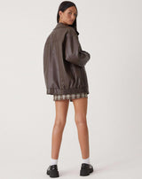 Women’s Leather Jacket | Oversized Fit | Lightweight Layer