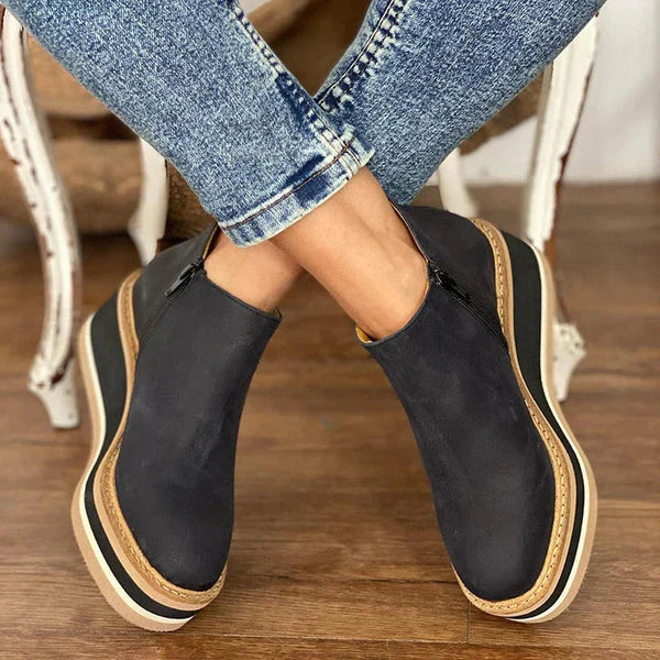 Women’s Ankle Boots in Sleek Zip-Up Style | Versatile Year-Round Footwear