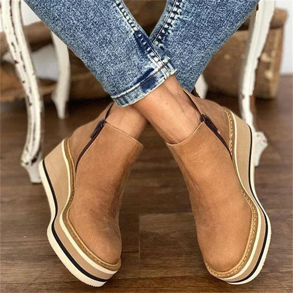 Women’s Ankle Boots in Sleek Zip-Up Style | Versatile Year-Round Footwear