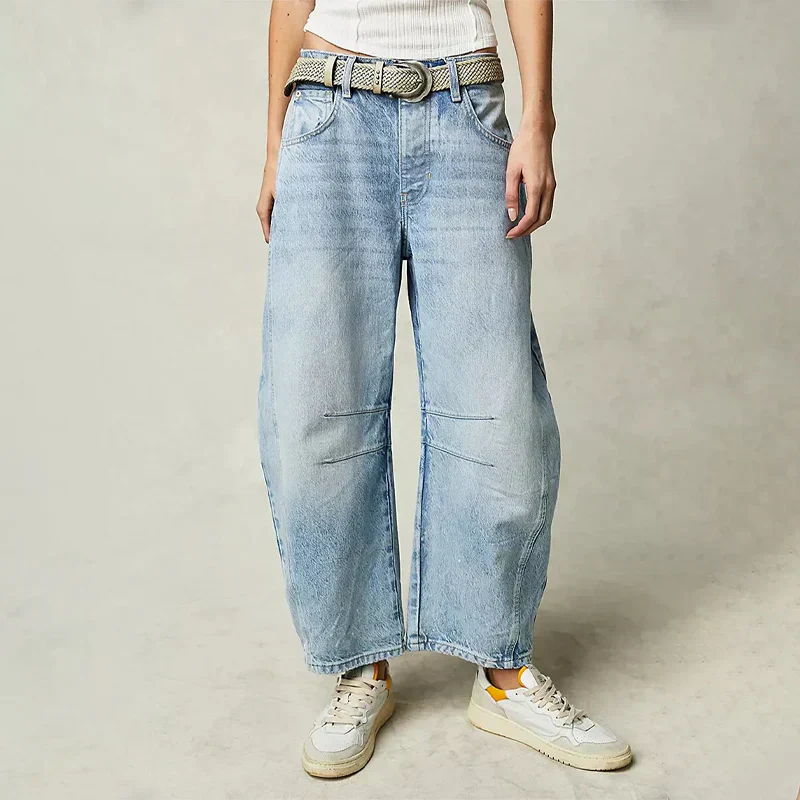 Women’s Wide Leg Jeans in Modern Relaxed Fit | Flattering Casual Trousers