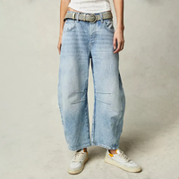 Women’s Wide Leg Jeans in Modern Relaxed Fit | Flattering Casual Trousers