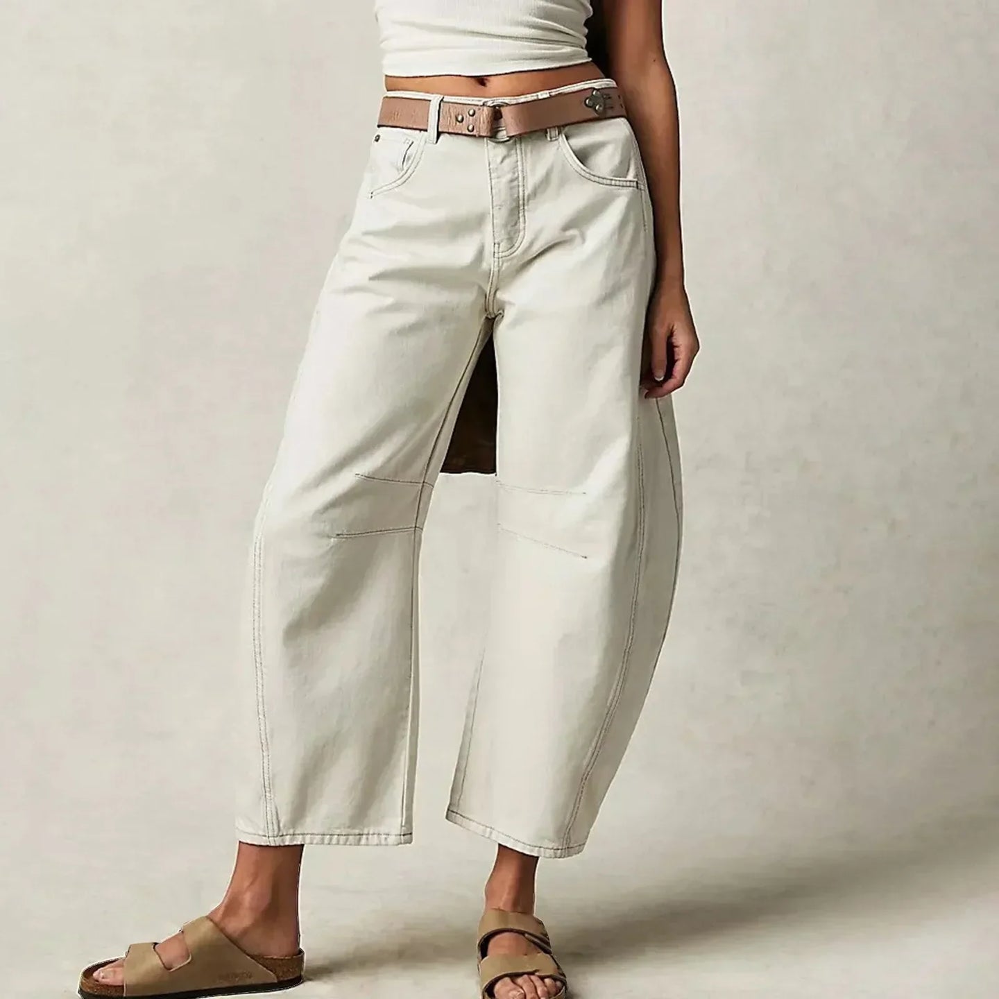 Women’s Wide Leg Jeans in Modern Relaxed Fit | Flattering Casual Trousers