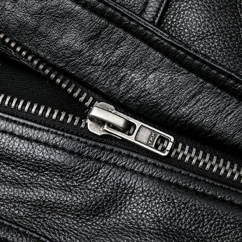 Unisex Classic Leather Jacket | Tailored Fit | Timeless Outerwear